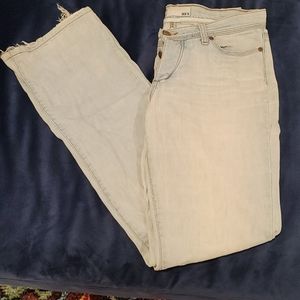 Joe's light washed flare jeans